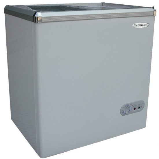 8.0 ft³ Flat Glass Door Freezer Display